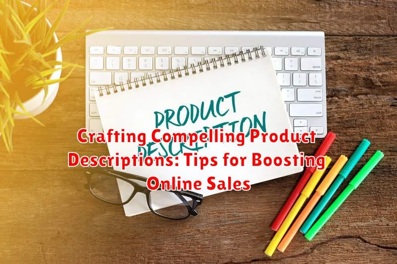 Crafting Compelling Product Descriptions: Tips for Boosting Online Sales