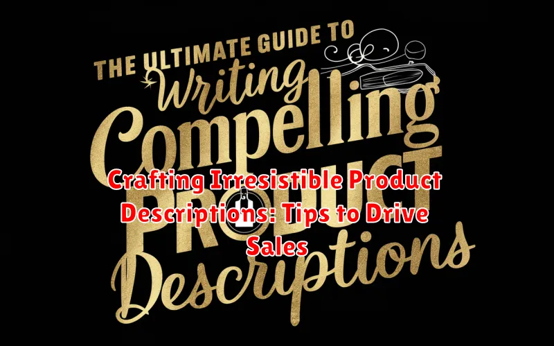 Crafting Irresistible Product Descriptions: Tips to Drive Sales