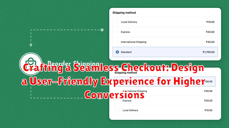 Crafting a Seamless Checkout: Design a User-Friendly Experience for Higher Conversions
